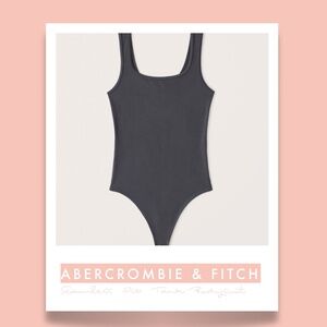 ABERCROMBIE & FITCH - 90s Seamless Ribbed Tank Bodysuit - NWT